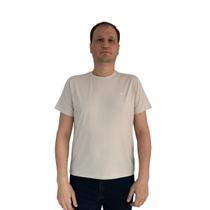 Camiseta Sallo Slim Manga Curta Bege 1157