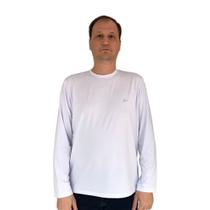 Camiseta Sallo Slim Manga Longa Branca 1160