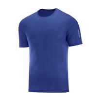 Camiseta Salomon Predict Ss - masculino - azul nautico