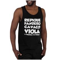 Camiseta Samba Repique Pandeiro Cavaco Viola Regata
