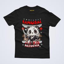 Camiseta Samurai Panda - Anime e Manga by Nerd Chic Geek