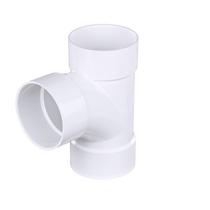 Camiseta sanitária de PVC HOSE_PIPE_FITTING NDS 3P09 de 3 polegadas branca