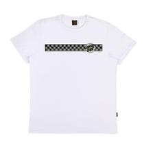Camiseta Santa Cruz Infinite Ringed Dot SS Masculina Branco