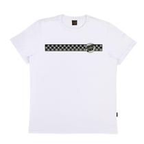 Camiseta Santa Cruz Infinite Ringed Dot SS Masculina Branco Camiseta Santa Cruz Infinite Ringed Dot SS Masculina Branco