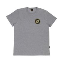 Camiseta Santa Cruz Screaming 50 SS Masculina Cinza Mescla