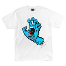 Camiseta Santa Cruz Screaming Hand Front Branca