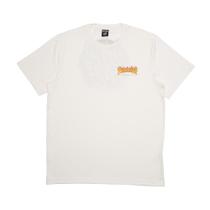 Camiseta Santa Cruz Thrasher Flame Dot SS Off White