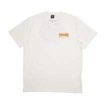 Camiseta Santa Cruz Thrasher Flame Dot SS Oversize Off White