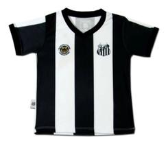 Camiseta santos infantil oficial listrada de jogo revedor