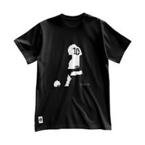 Camiseta Santos Masculina Estilo Rei Estampa Grande Camiseta Santos Masculina Estilo Rei Estampa Grande