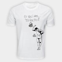 Camiseta Santos Neymar Jr. Eu Vou Mas Eu Volto Masculina Camiseta Santos Neymar Jr. Eu Vou Mas Eu Volto Masculina