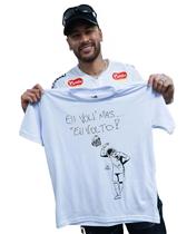 Camiseta Santos Neymar Jr. Eu Vou Mas Eu Volto