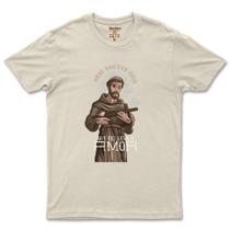 Camiseta São Francisco De Assis Em Algodão Masculino E Feminino