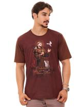 Camiseta São Francisco de Assis / Marrom DV14011 Ágape Tamanho:M Camiseta São Francisco de Assis / Marrom DV14011 Ágape Tamanho:M