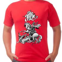 Camiseta São Jorge Vista a Força e a Proteção de São Jorge!