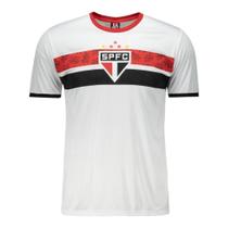 Camiseta São Paulo Braziline Stencil Masculina Oficial - Camiseta São Paulo Braziline Stencil Masculina Oficial -