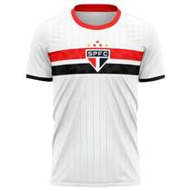 Camiseta são paulo infantil stencil branco braziline -