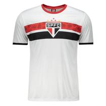 Camiseta São Paulo Stencil Braziline Licenciada Original Camiseta São Paulo Stencil Braziline Licenciada Original
