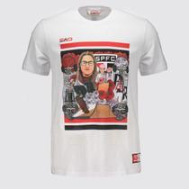 Camiseta SAO São Paulo Pâmela Rosa Branca Camiseta SAO São Paulo Pâmela Rosa Branca