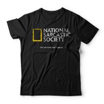 Camiseta Sarcastic Society Studio Geek Camiseta Sarcastic Society Studio Geek