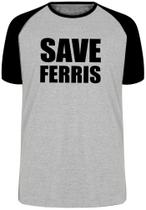 Camiseta Save Ferris Blusa Plus Size extra grande adulto ou infantil