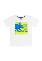 Camiseta Save Nature Infantil para Menino Quimby