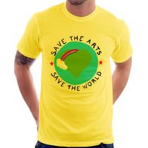 Camiseta Save The Arts Save The World - Foca na Moda