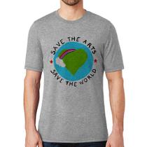 Camiseta Save The Arts Save The World - Foca na Moda