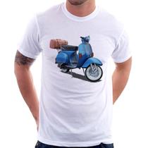 Camiseta Scooter Azul - Foca na Moda