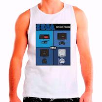 Camiseta sega master system games jogos camisa masculina lançamento 01