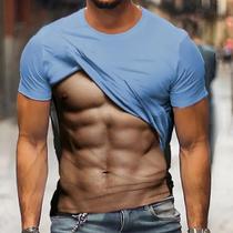 camiseta segunda pele ao corpo tipo tanquinho e a outra metade azulada. Estilo despojado e moderno M e GG camiseta segunda pele ao corpo tipo tanquinho e a outra metade azulada. Estilo despojado e moderno M e GG