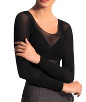 Camiseta Segunda Pele Manga longa Selene Fio 40