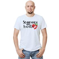 Camiseta Segurança Do Trabalho Camisa Personalizada Blusa Adulto Algodão com Poliéster