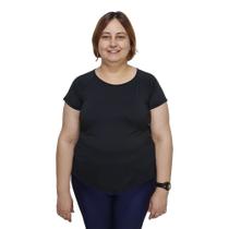 Camiseta Selene Básica Poliamida Plus Size Feminina