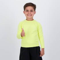 Camiseta Selene Manga Longa Proteção UV50+ Infantil Amarela