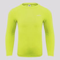 Camiseta Selene Manga Longa Proteção UV50+ Infantil Verde Neon