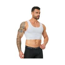 Camiseta Sem Costura De Compressão Masculina, Camiseta Respirável Para Treino E Uso Diário, Colete