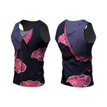Camiseta Sem Mangas 3D Anime Para Homens, Secagem Rápida, Ideal Para Corrida, Academia E Fitness,