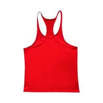 Camiseta Sem Mangas Casual Para Treino Em Tamanho Grande Para Homens, Cor Sólida, Estilo