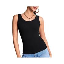 Camiseta Sem Mangas Com Decote Redondo Para Mulheres, Confortável E Fashion, Para Senhoras E