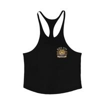 Camiseta Sem Mangas De Algodão Com Estampa De Tigre Para Homens, Respirável, Estilo Y Back, Ideal