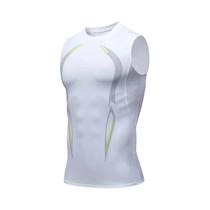 Camiseta Sem Mangas De Compressão De Secagem Rápida Para Homens Para Corrida, Academia, Fitness E