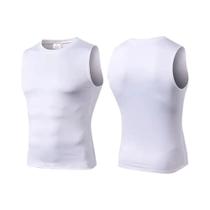 Camiseta Sem Mangas De Compressão Para Corrida Masculina, Secagem Rápida, Para Treinamento Na