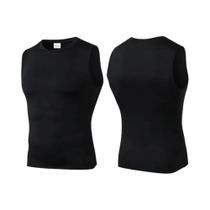 Camiseta Sem Mangas De Compressão Para Corrida Masculina, Secagem Rápida, Para Treinamento Na
