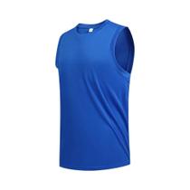Camiseta Sem Mangas Masculina De Tamanho Grande, Respirável E De Secagem Rápida, Em Seda Gelada,