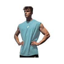 Camiseta Sem Mangas Para Fitness Masculina, Rápido Secagem E Respirável, Ajuste Solto Para