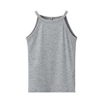 Camiseta Sem Mangas Para Meninas, Top De Moda Em Cores Sólidas Multicoloridas Para Todas as