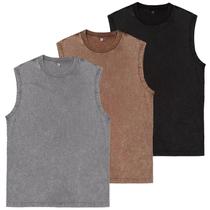 Camiseta sem mangas SnowElve Workout masculina, pacote com 3