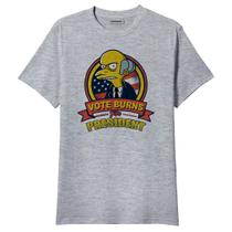 Camiseta Senhor Burns Simpsons Geek Nerd Séries