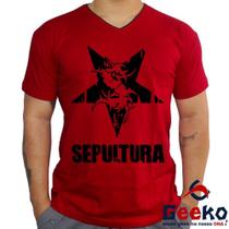 Camiseta Sepultura 100% Algodão Geeko